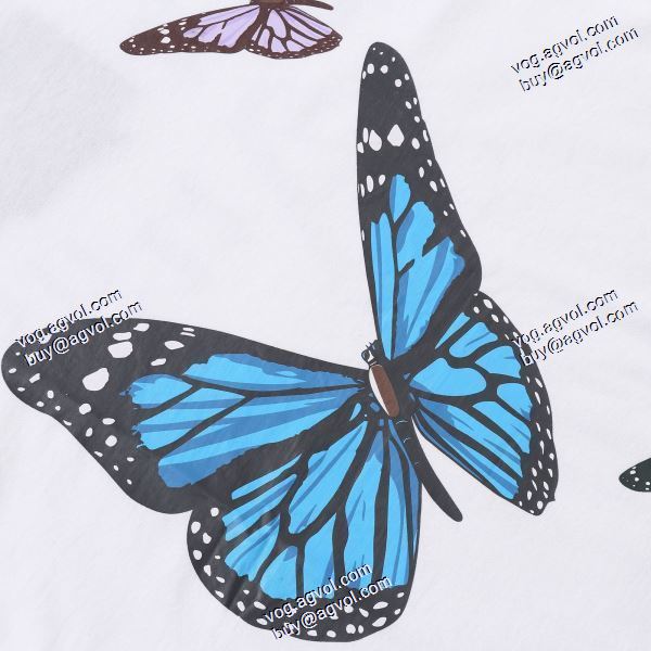 パーム エンジェルス 存在感◎ 2020秋冬 カラーチョウ字母プリント半袖Tシャツ スーパーコピー 代引 2色可選